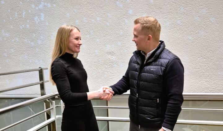 Sanna Rantanen ja Robby Sandström